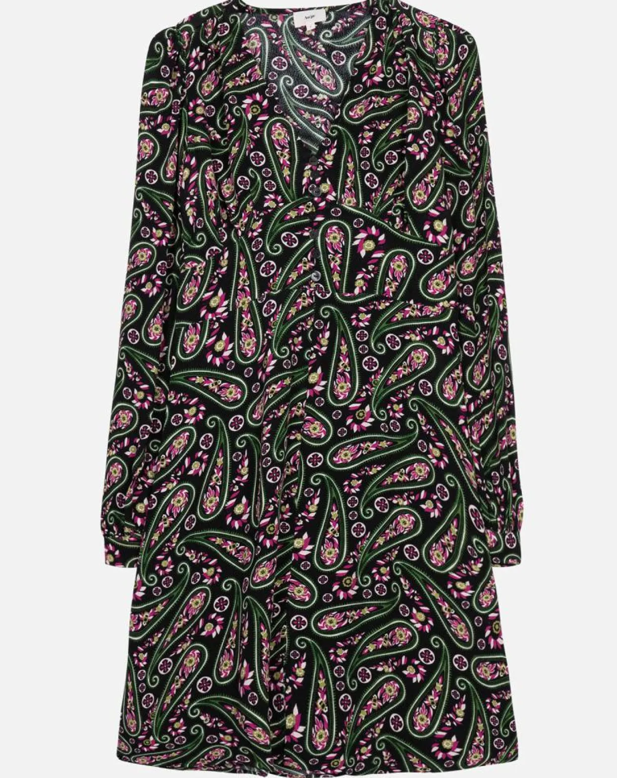 Femme An'ge Robes^Robe Molly paisley noir