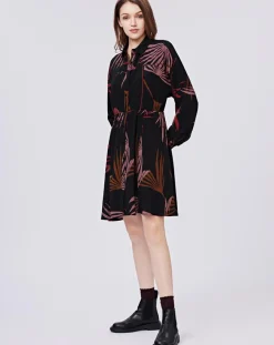 Femme See u Soon Robes^Robe Océane imprimée noir/violet