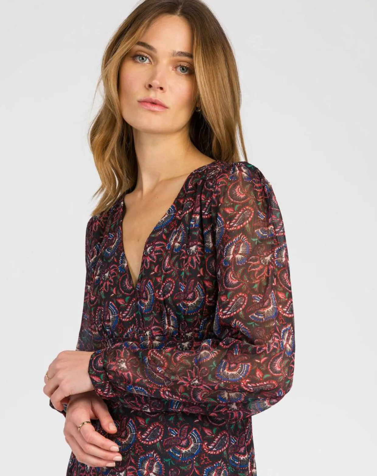 Robe Oclande horia black-An'ge New