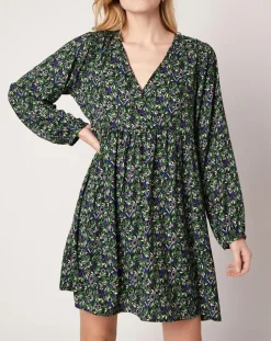 Femme An'ge Robes^Robe Omar imprimée vert forêt