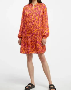 Robe Oversize Sirop 2 orange/violet-Galeries Lafayette Clearance