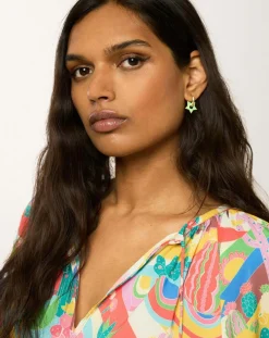 Robe Palm Springs print-Manoush Clearance