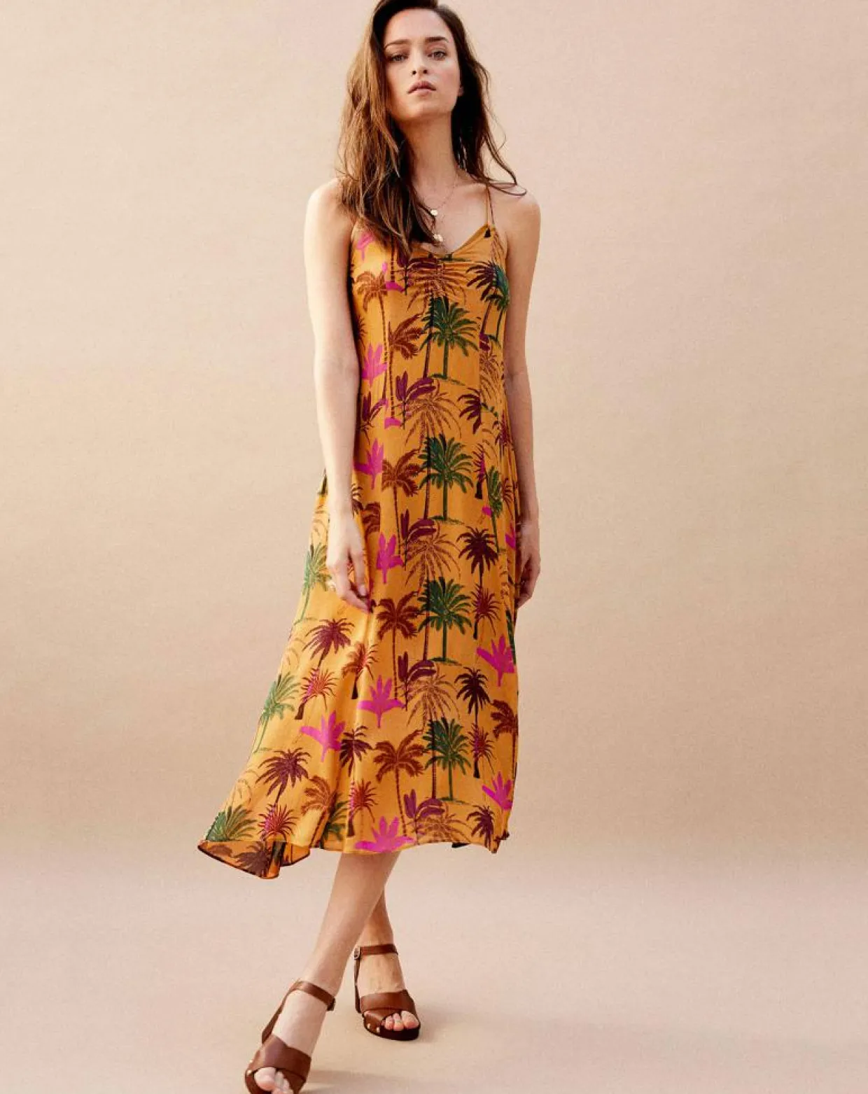 Femme Wild Robes^Robe Palma caramel