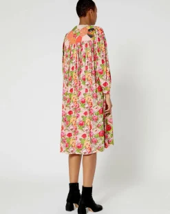 Femme Manoush Robes^Robe Patchwork rose