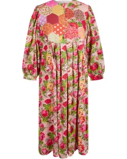 Femme Manoush Robes^Robe Patchwork rose