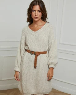Robe Pull Juliette beige-Alice & Charlotte Clearance