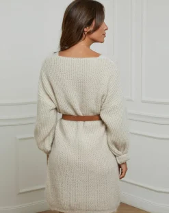 Robe Pull Juliette beige-Alice & Charlotte Clearance
