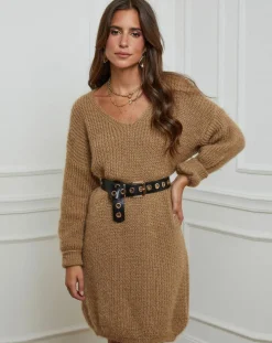 Robe Pull Juliette camel-Alice & Charlotte New