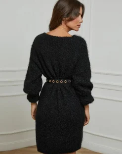 Robe Pull Juliette noir-Alice & Charlotte Hot