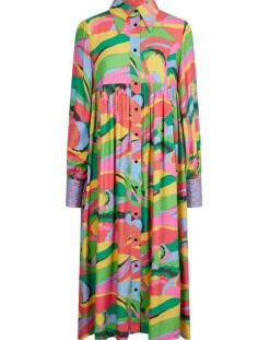 Femme Manoush Robes^Robe Purple Country multicolore