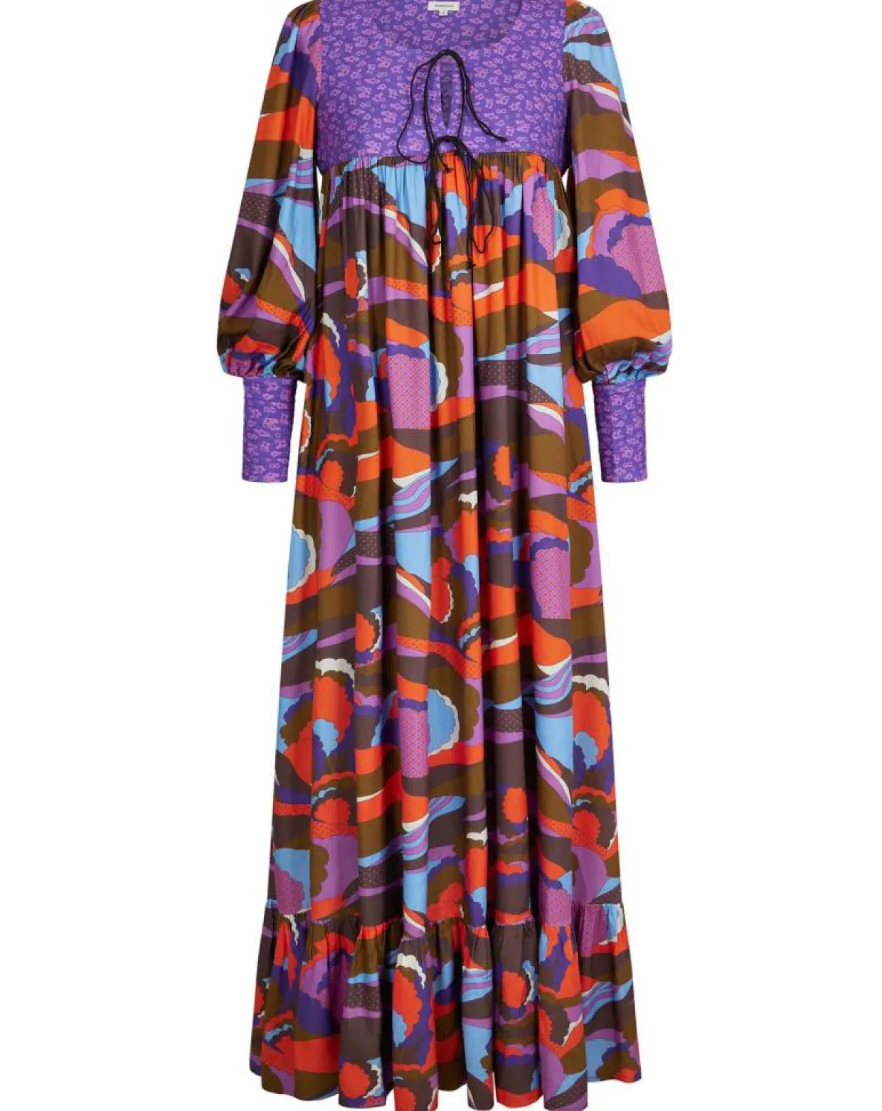 Femme Manoush Robes^Robe Purple Country print lila
