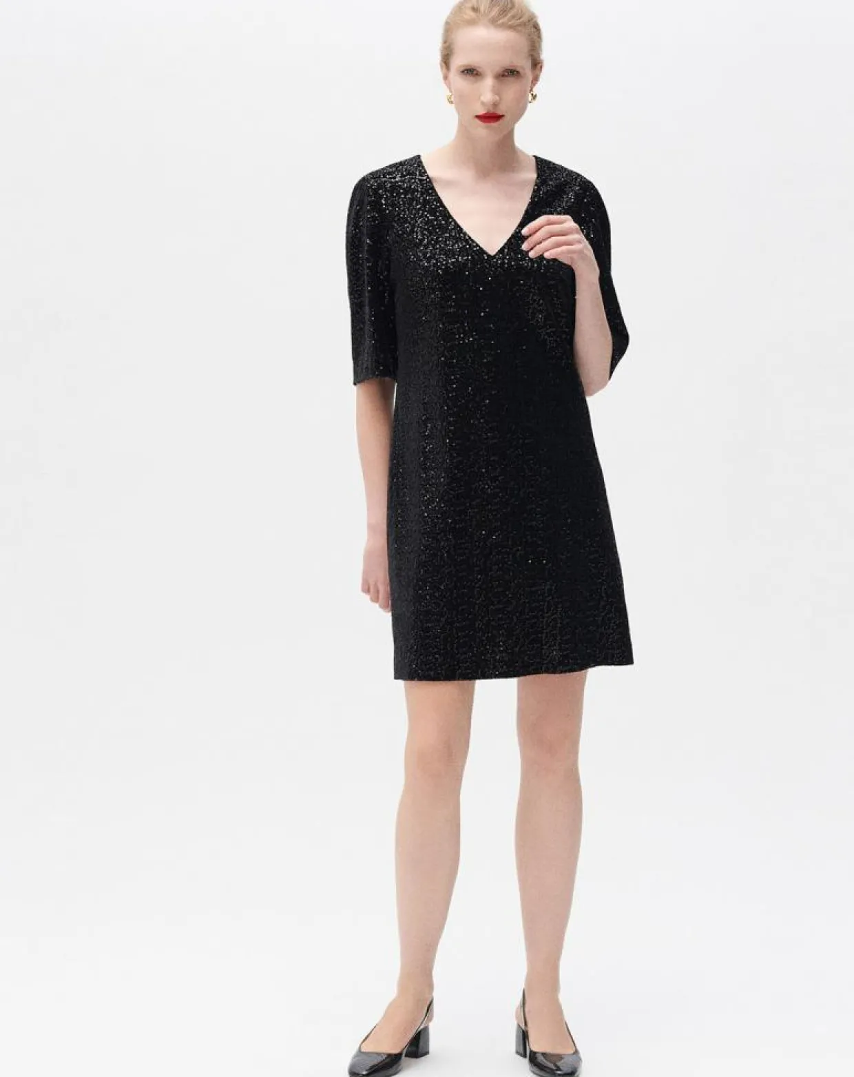 Femme Caroll Robes^Robe Rafaela noire
