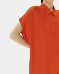 Robe Ratela motifs ton sur ton orange-Zapa Outlet