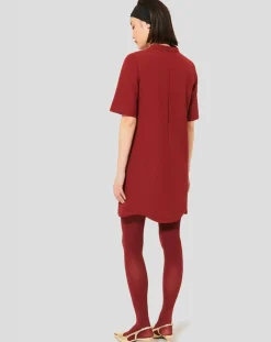 Robe Rayme bordeaux-Tara Jarmon New