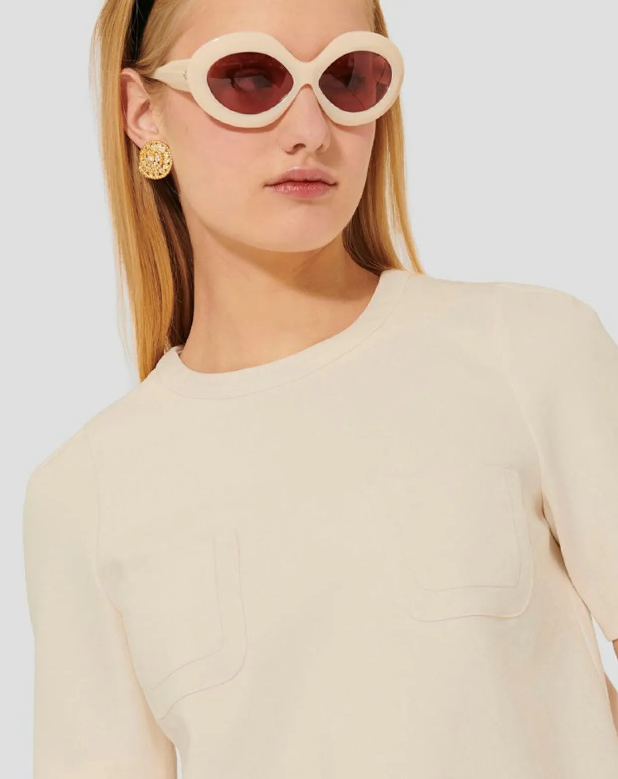 Robe Renata écrue-Tara Jarmon Online