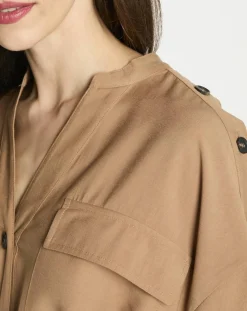 Femme Zapa Robes^Robe Retala havane
