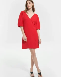 Femme Zapa Robes^Robe Revia rouge