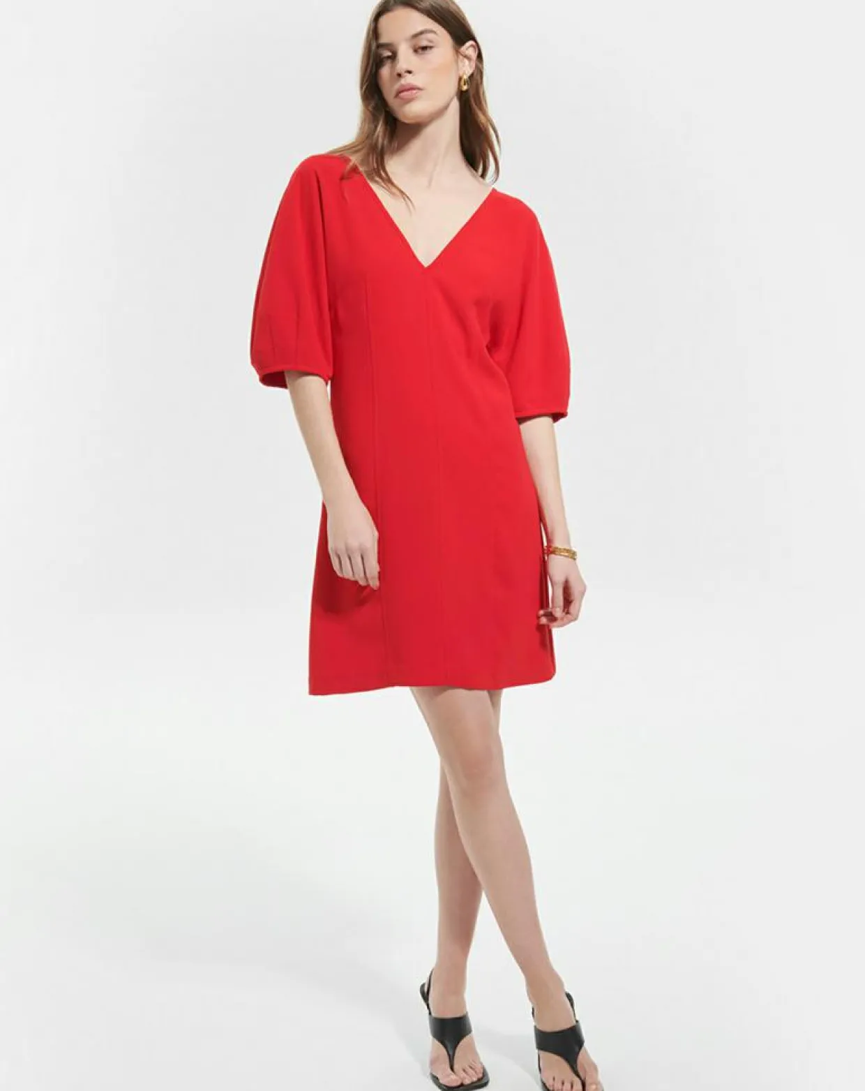 Femme Zapa Robes^Robe Revia rouge