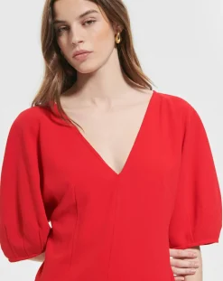 Femme Zapa Robes^Robe Revia rouge