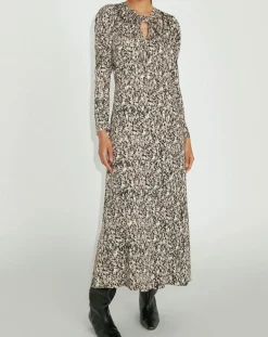 Robe Riagan imprimée noire-Zapa Outlet