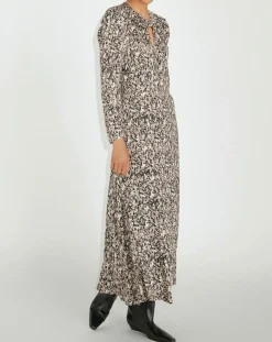 Robe Riagan imprimée noire-Zapa Outlet
