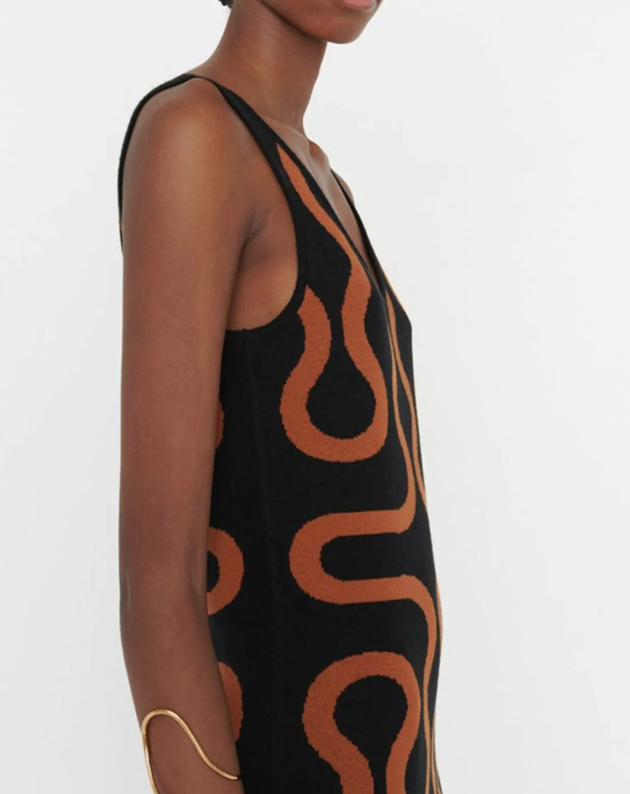 Femme Zapa Robes^Robe Ridley imprimée noir/marron