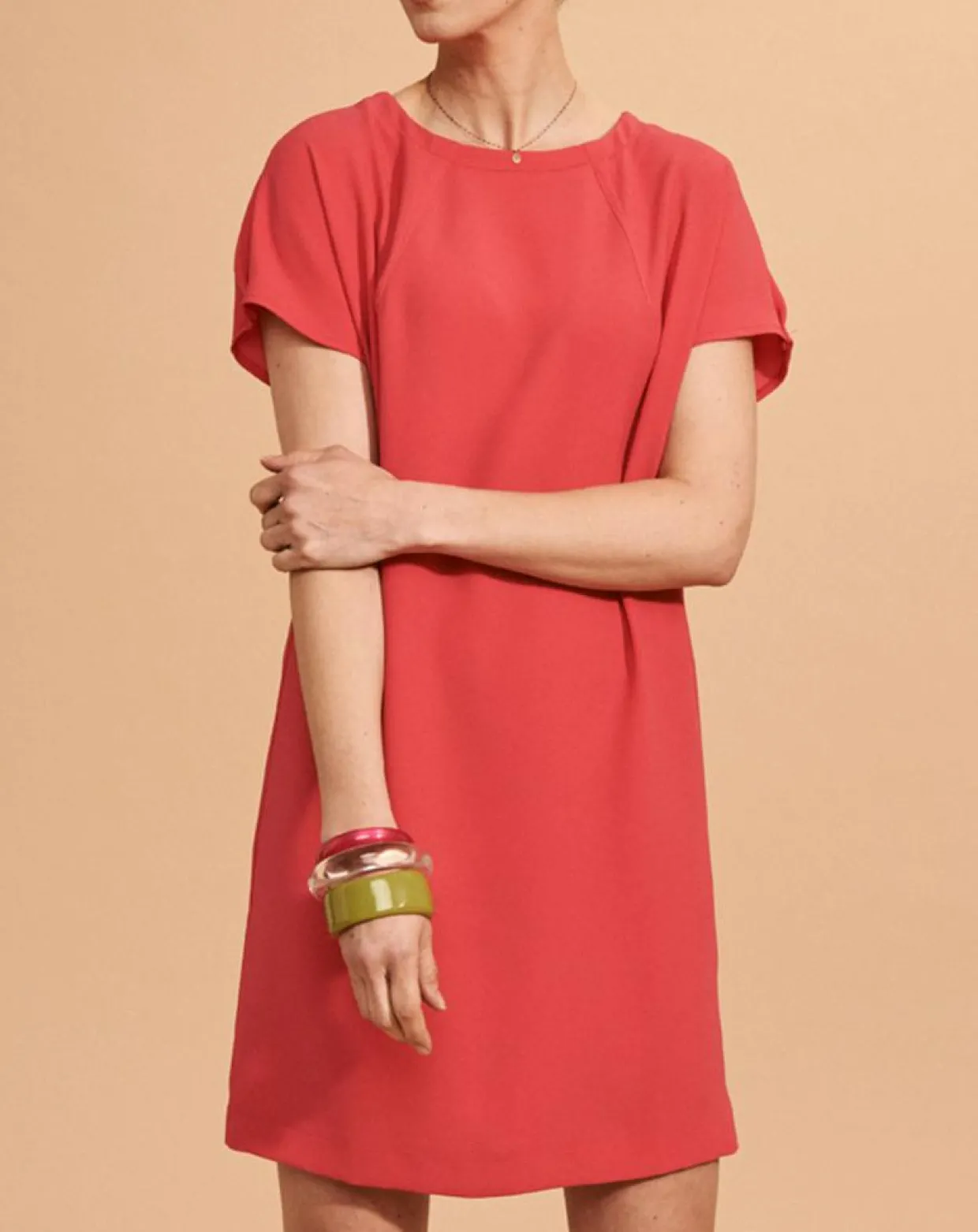 Femme Devernois Robes^Robe Risoula rose fuchsia