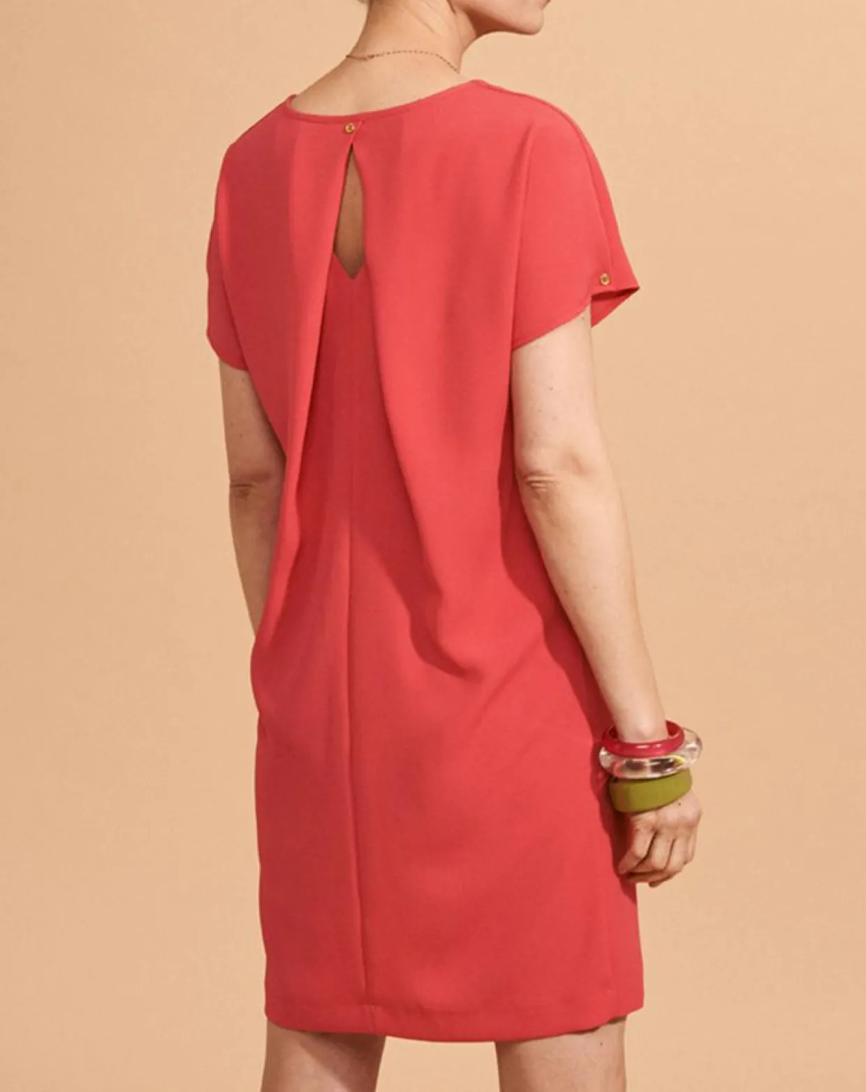 Femme Devernois Robes^Robe Risoula rose fuchsia