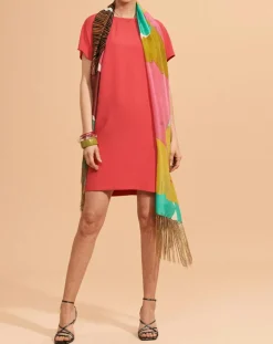 Femme Devernois Robes^Robe Risoula rose fuchsia