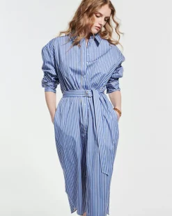 Robe Riverside rayures-Zapa Discount