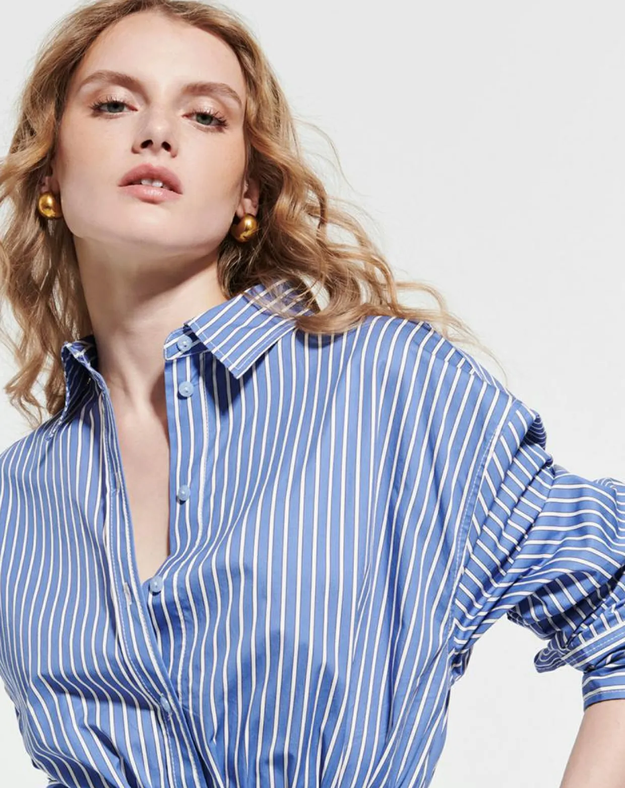 Robe Riverside rayures-Zapa Discount