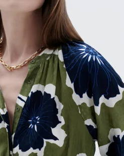 Robe Rmolly à fleurs fougère-Caroll Clearance