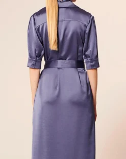 Femme Tara Jarmon Robes^Robe Rocha bleu violet
