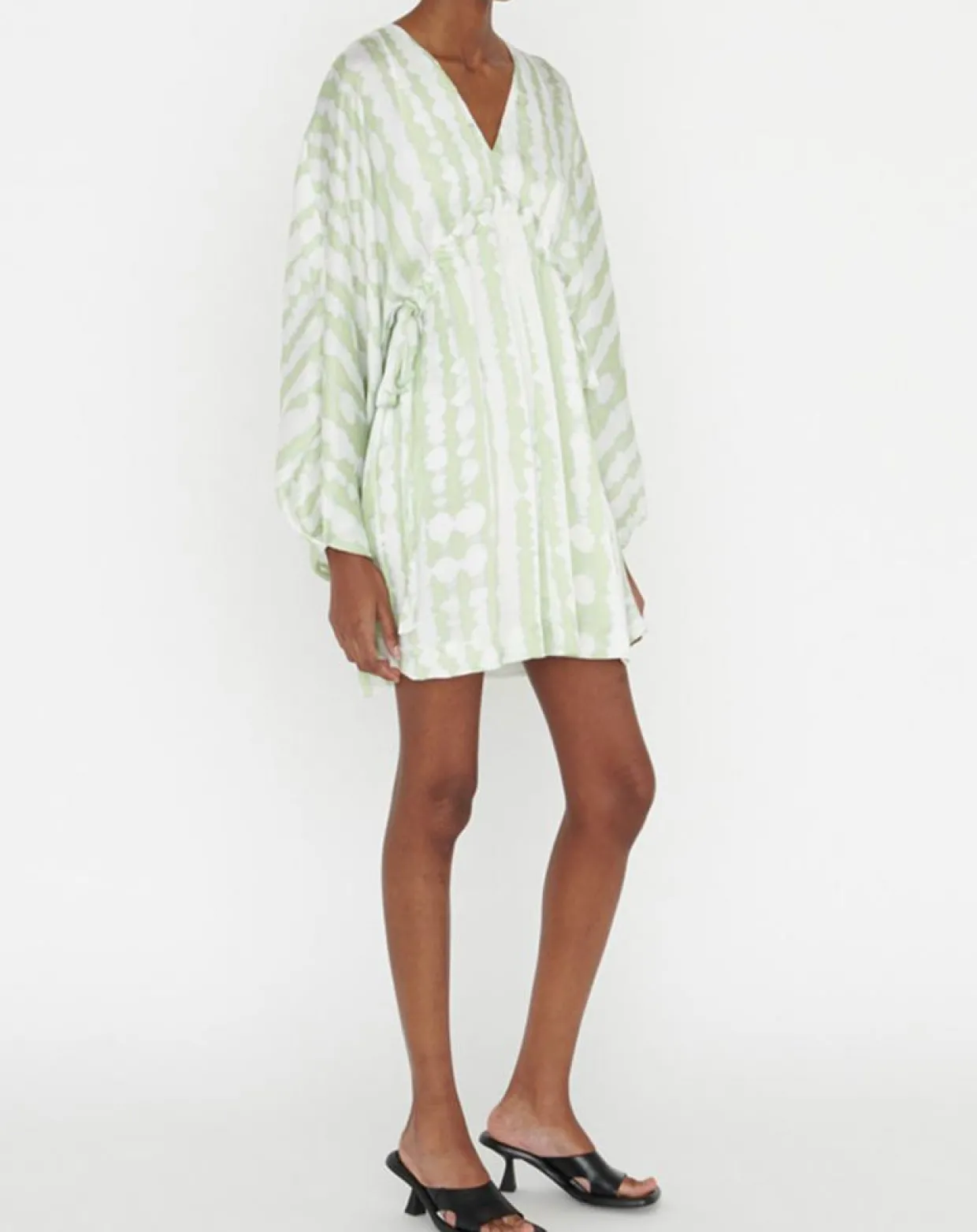 Femme Zapa Robes^Robe Rokhya imprimée vert päle