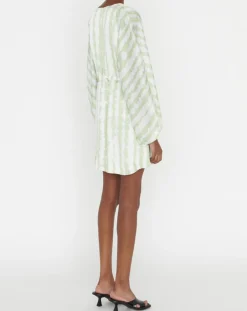 Femme Zapa Robes^Robe Rokhya imprimée vert päle
