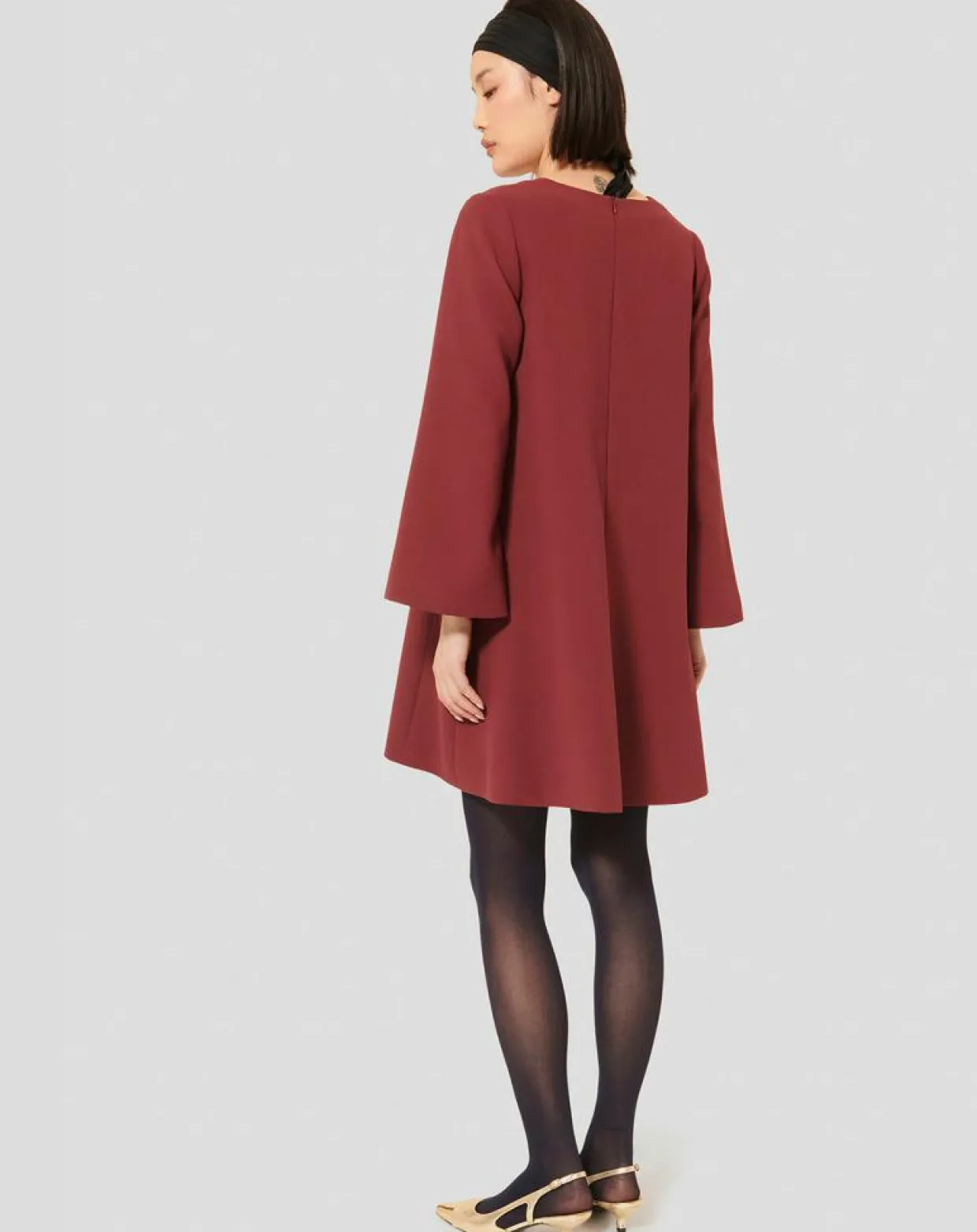 Femme Tara Jarmon Robes^Robe Rolie bordeaux
