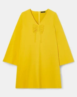 Femme Tara Jarmon Robes^Robe Rolie jaune citron