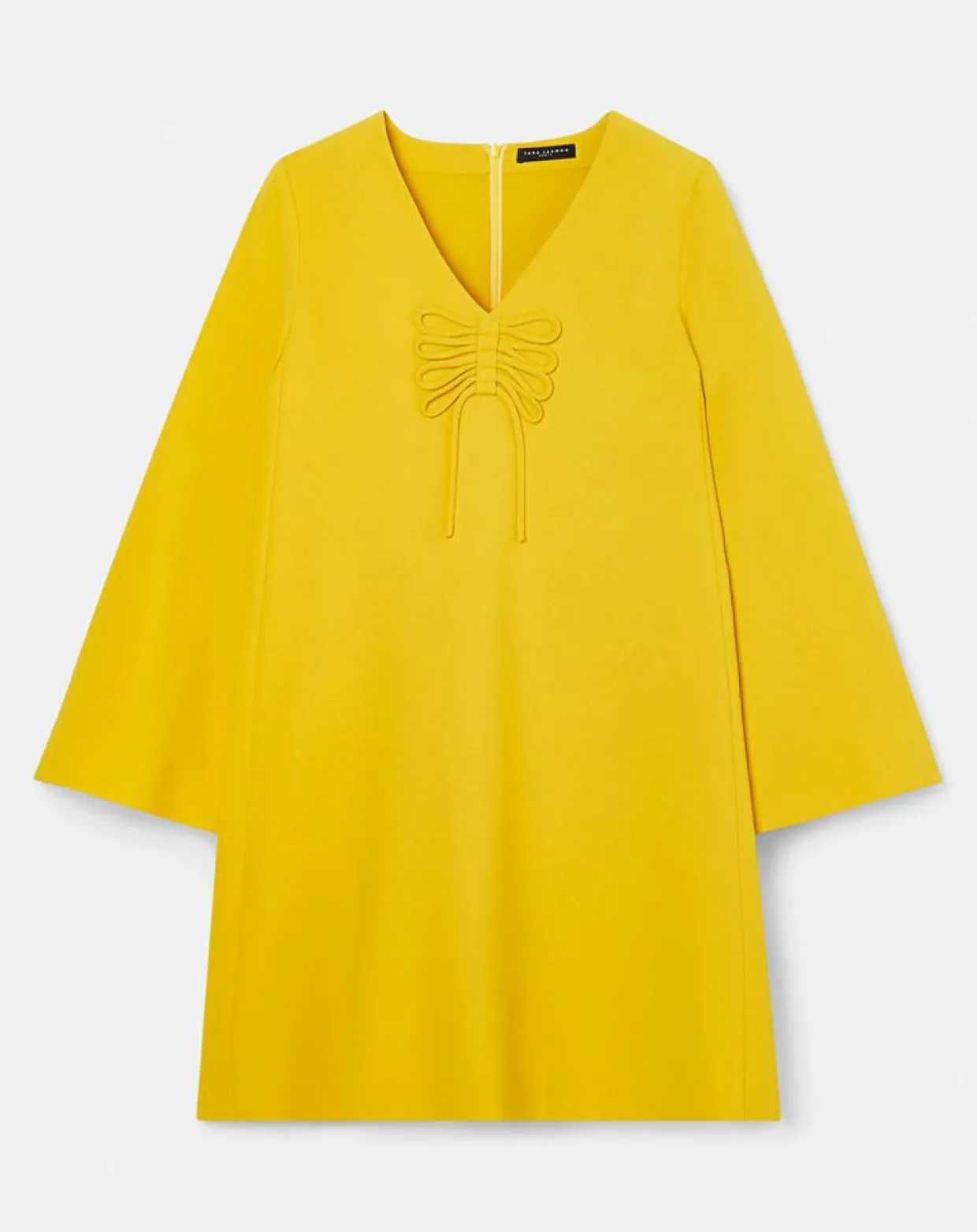 Femme Tara Jarmon Robes^Robe Rolie jaune citron