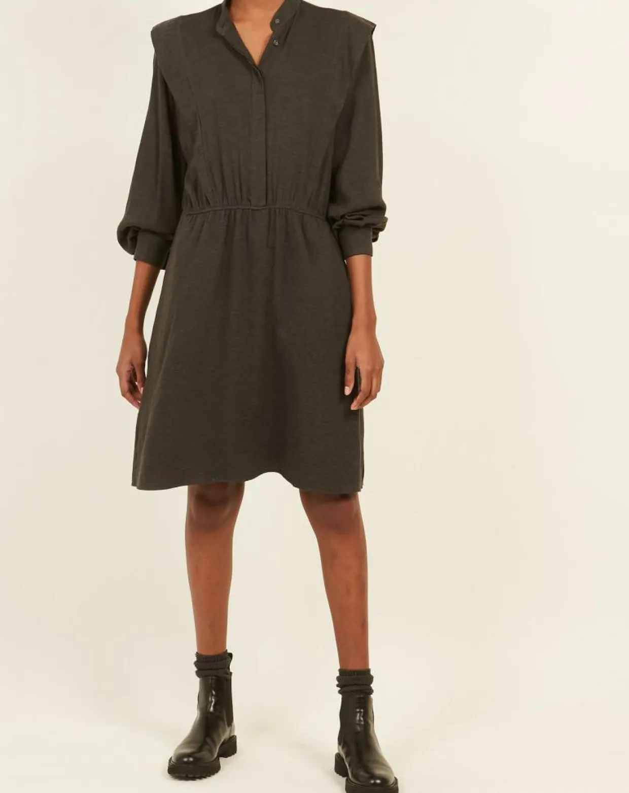 Femme Hartford Robes^Robe Rooka gris foncé