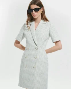 Femme Zapa Robes^Robe Rwanda bleu ciel