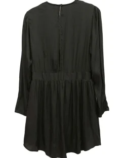 Robe satinée Naomie noire-See u Soon Sale