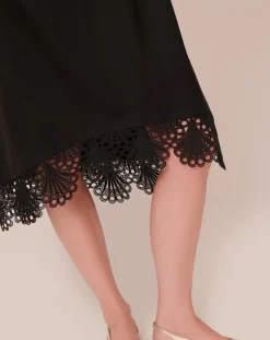 Robe satinée noire-Tara Jarmon Discount