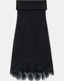 Robe satinée noire-Tara Jarmon Discount