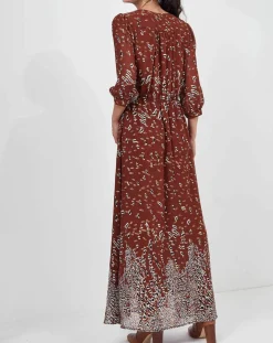 Robe Sauge imprimée marron-See u Soon Best