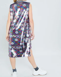 Femme Manoush Robes^Robe Sparkle en sequins multicolore