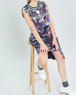 Femme Manoush Robes^Robe Sparkle en sequins multicolore