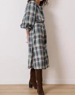 Femme Garance Paris Robes^Robe Tao bleue
