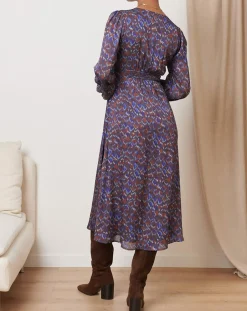 Femme Garance Paris Robes^Robe Tara bleue