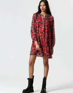 Femme The Korner Robes^Robe Théa rouge
