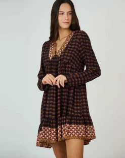 Femme See u Soon Robes^Robe Valentine marron